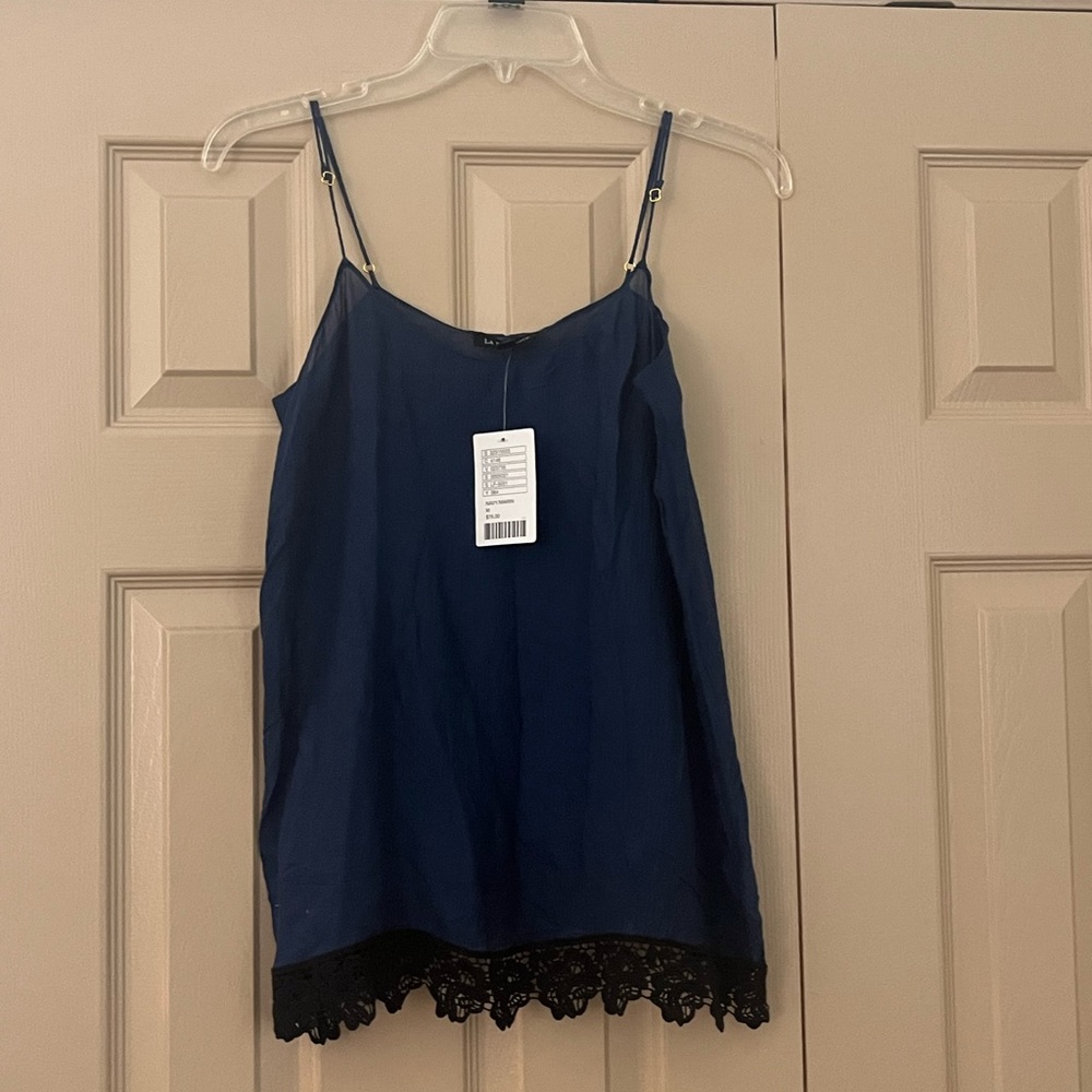 NWT | ANTHROPOLOGIE Navy Cami